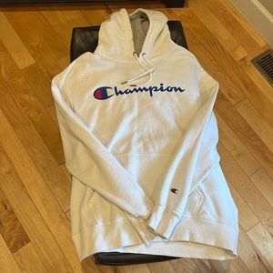 Champion hoodie white